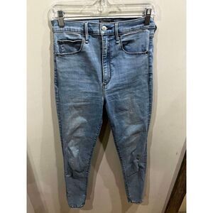Abercrombie Fitch Jeans Womens 28/6 Ultra High Rise Super Skinny Denim